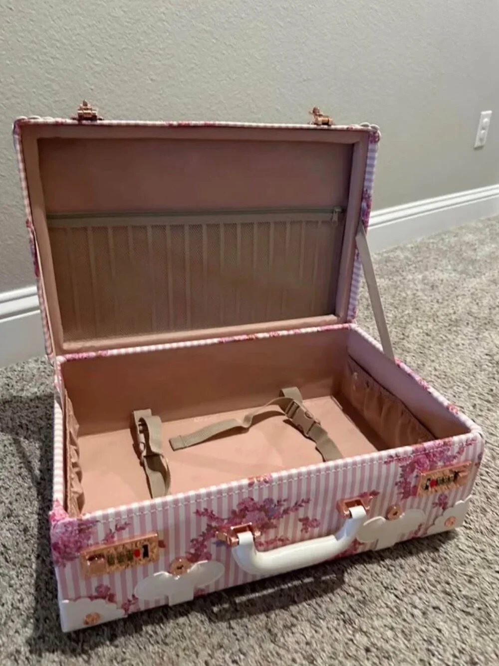 Floral Keepsake Trunk Box - Baby or Wedding
